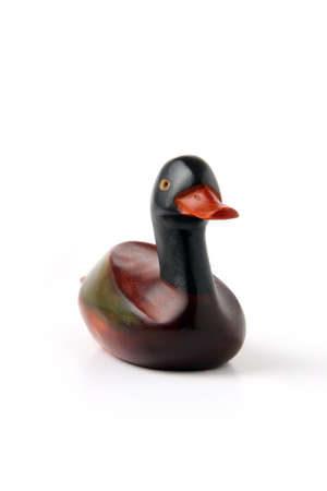 Wooden duckの写真素材