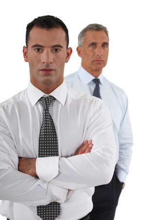 Two confident businessmenの写真素材