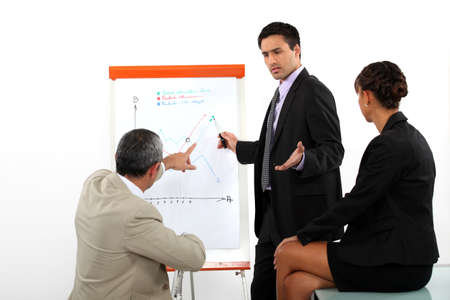 Business presentationの写真素材