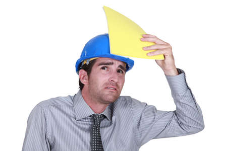 Scared architectの写真素材