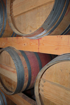 Wine barrels