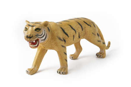 Plastic tigerの写真素材