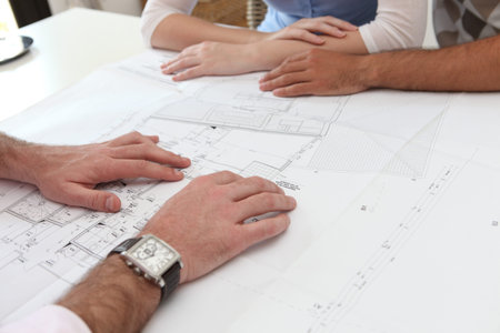 couple in a real estate agency