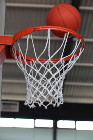 Basketball netの写真素材