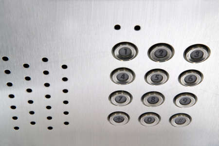 Intercom panelの写真素材