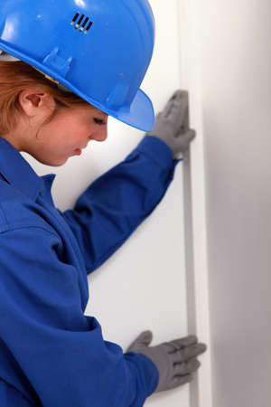 Female electricianの写真素材