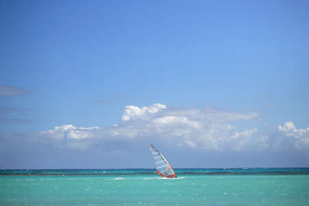 Wind surfingの写真素材