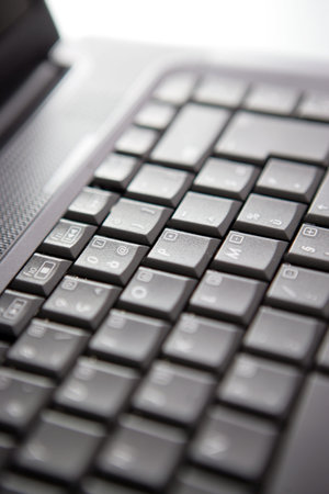 Laptop keyboardの写真素材