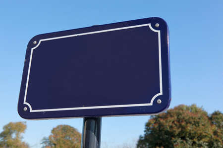 Blank street signの写真素材