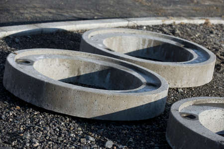 Concrete ringsの写真素材