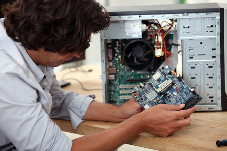 Computer Repairの写真素材
