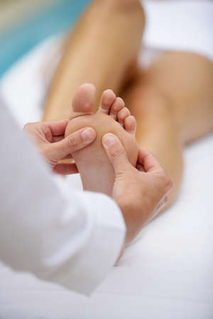 Foot massageの写真素材