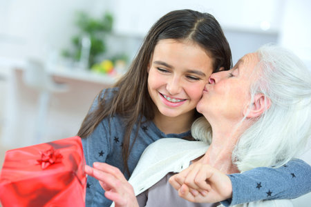 Giving grandma a gift