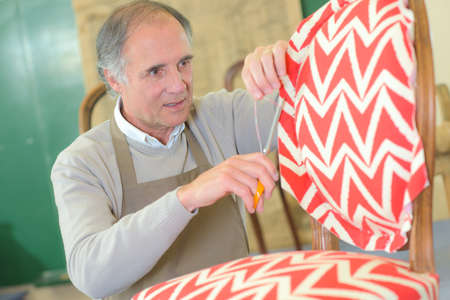 Furniture repair shopの写真素材