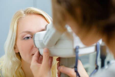 Modern eye testの写真素材