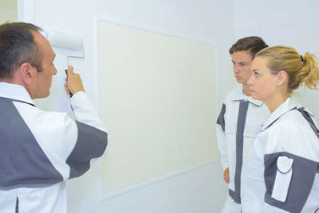 using roller brushの写真素材