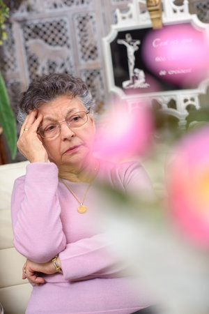 woman grieving