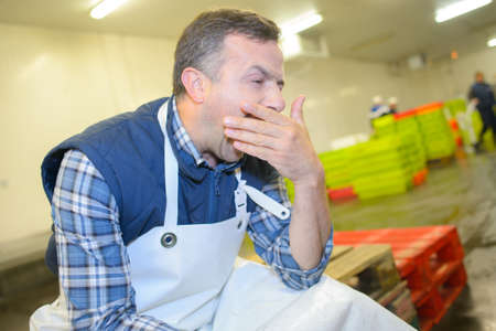 tired workerの写真素材