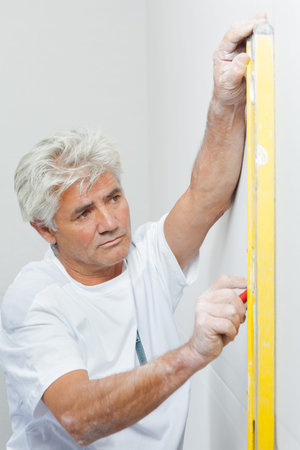 Make sure the wall is straight