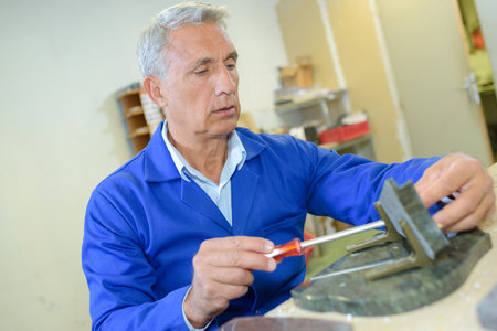 worker in workshop