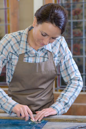 artist at workの写真素材