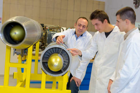 aerospace engineering studentsの写真素材