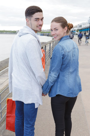 couple on a stroll