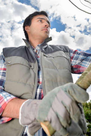 outside workerの写真素材