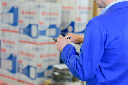 arrival of shipmentの写真素材