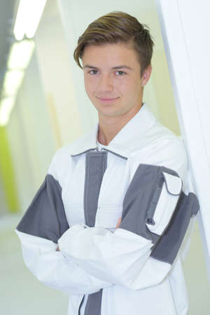 decorator folding armsの写真素材