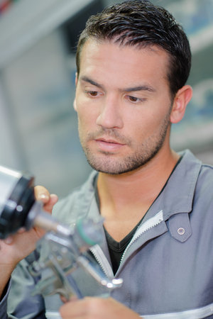Mechanic at work