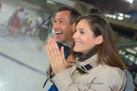 at the gameの写真素材