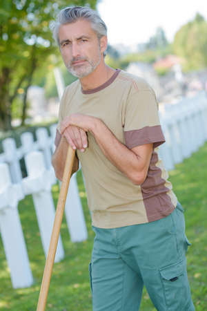 in the gardenの写真素材