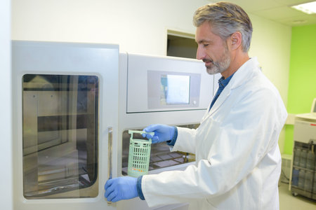experimentalist in the laboratory