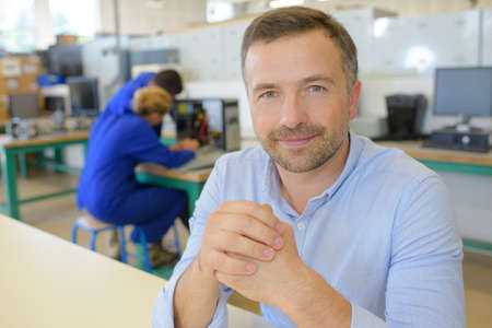 vocation teacher posingの写真素材