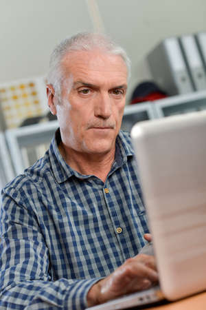 Senior office workerの写真素材