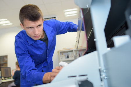 industrial printing shop