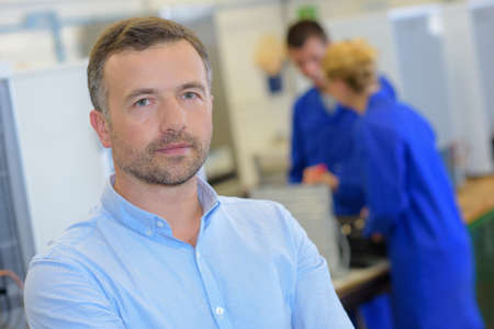 manager of the assemblersの写真素材