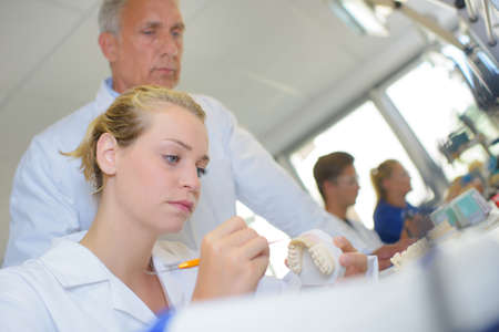 Dentist studentの写真素材