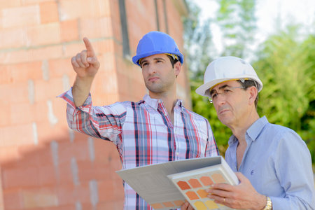 surveyor checking