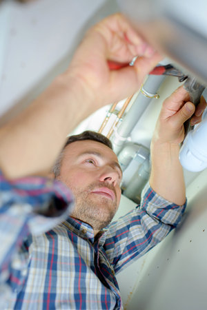 handyman doing his job