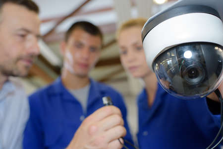 closed circuit televisionの写真素材