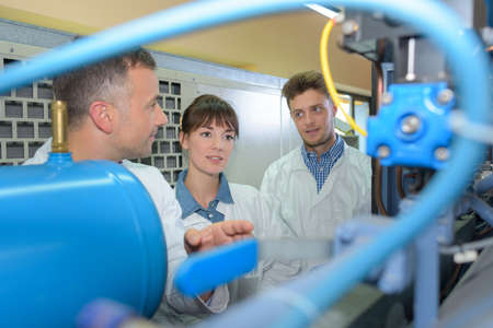 showing a new improvementの写真素材