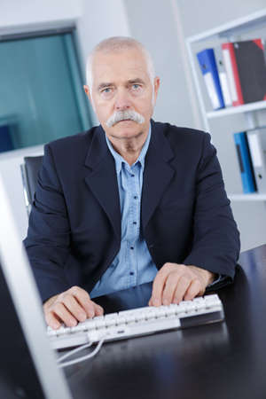 senior business manの写真素材