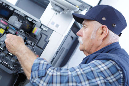 electrician workerの写真素材