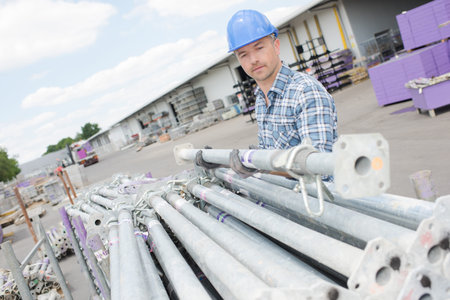 man filing the tubes