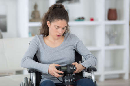 browsing the imagesの写真素材