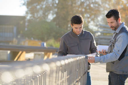 engineers outsideの写真素材