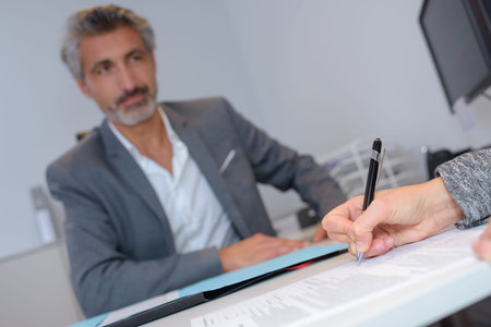 signing the contract
