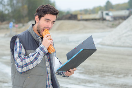 eating a rush meal